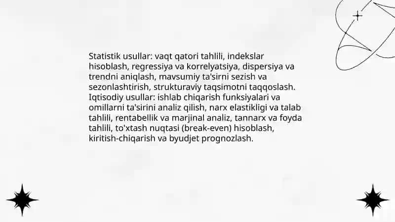 Mahsulot ishlab chiqarish va sotish hajmini tahlilim 4