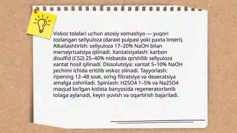 Tola hosil qiluvchi polimerlarni ishlab chiqarishda qo'laniladigan xom ashyo turlari va ularning olinishi 4