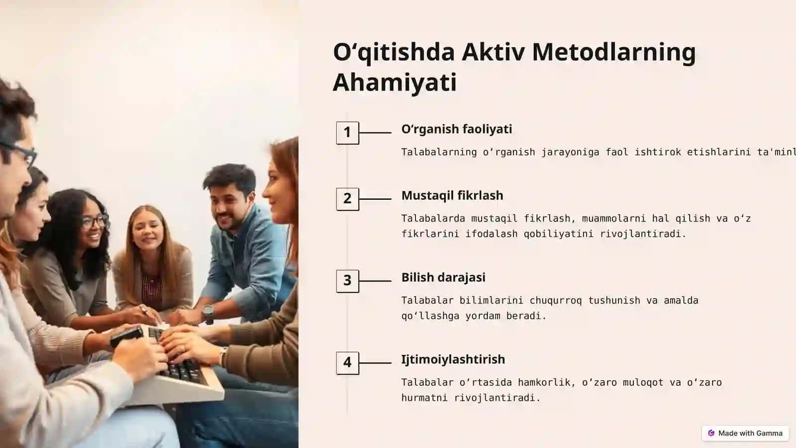 Psixologiyada Oʻqitish Metodlariga Umumiy Tafsiya 4