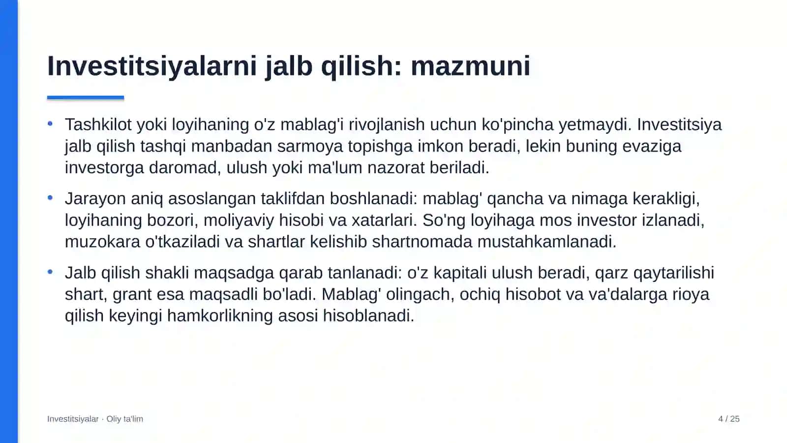 savdo markazlarida investitsiyalarni jalb qilish 2126 4