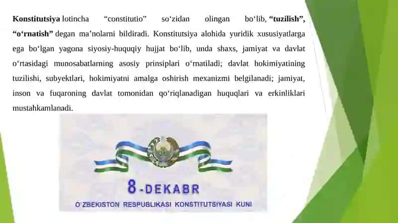 Konstitusiya haqida ma’lumot 4