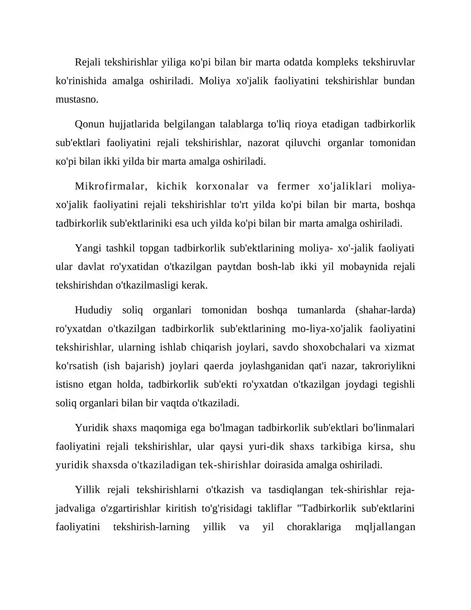 Sayyor soliq tekshiruvlarini “Soliq hamkor” tizimi orqali tashkil etish tartibi 4
