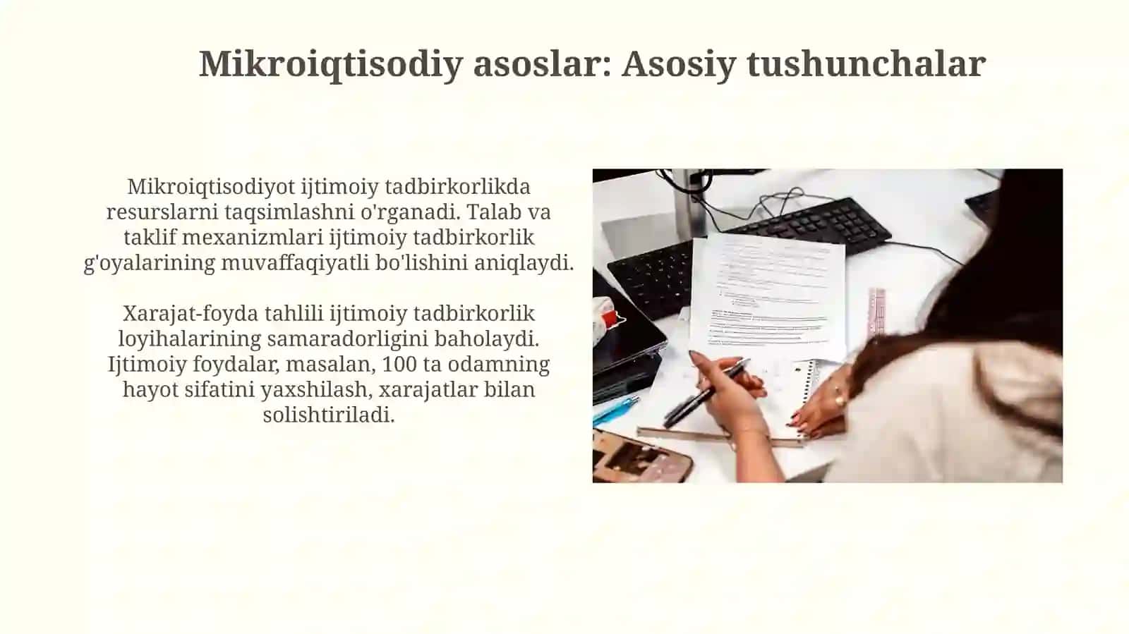Ijtimoiy tadbirkorlik va uning mikroiqtisodiy asoslari 4