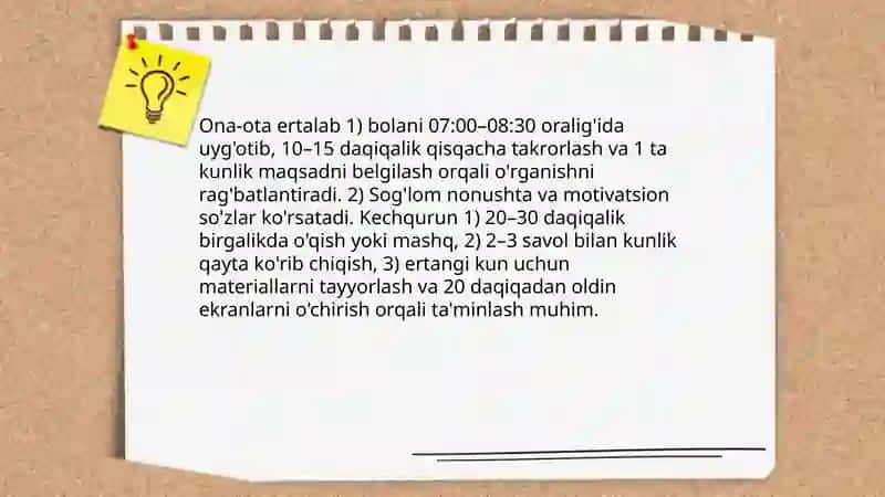 Uy sharoitida o'yinlar orqali bolalar bilimlarini mustahkamlash 4