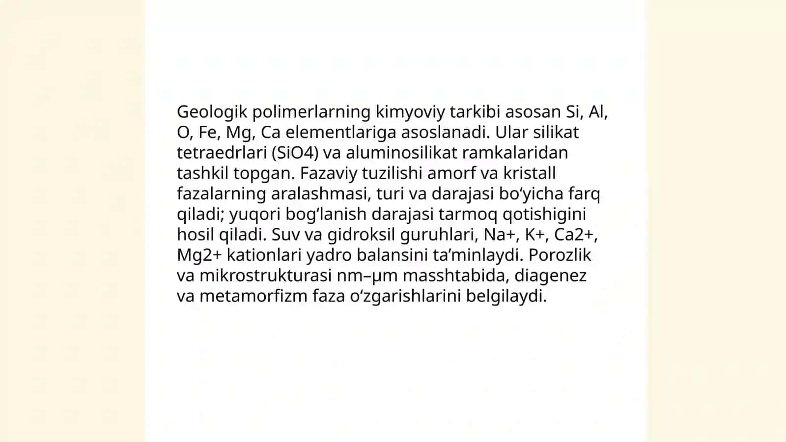 Geologik Polimerlar 4