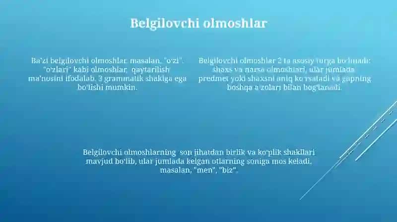 Olmoshlarning xususiyatlari va turlari 4
