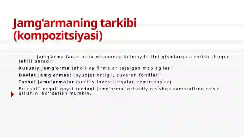 Jamg‘armavaiqtisodiyo‘sishningnazariyasosi 4