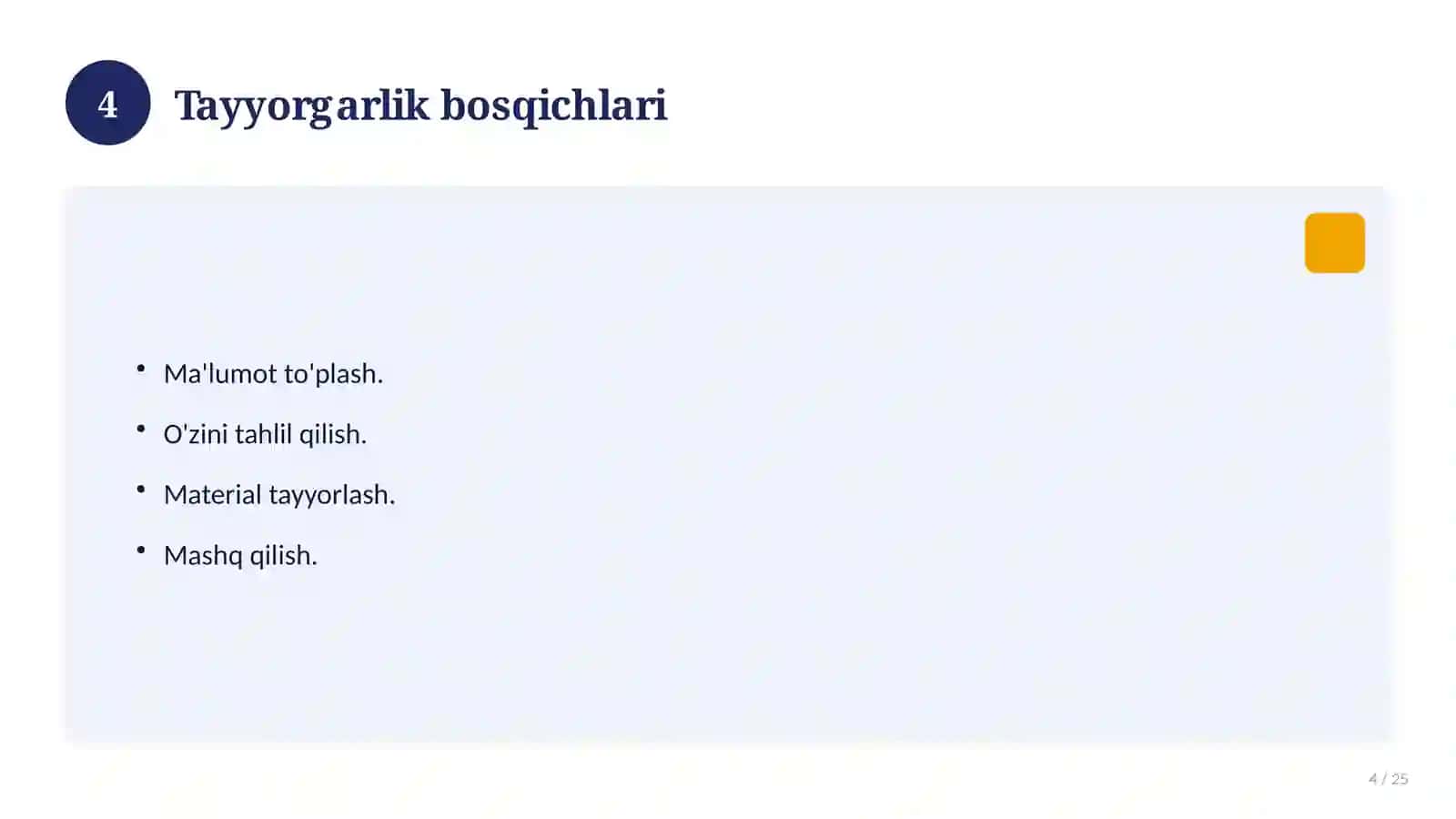 Maktab Maslahatchisi Suhbat Savollari va Javoblari – Tayyorlovchi Qo‘llanma 4