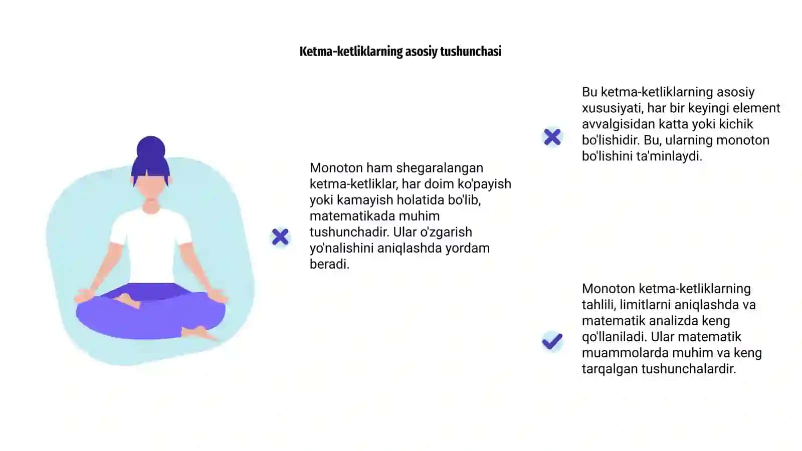 Monoton ham Shegaralangan Ketma-ketlik 4