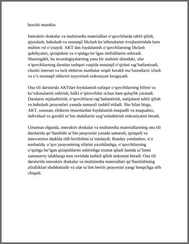 ONA TILI DARSLARIDA AKT DAN FOYDALANISH IMKONIYATLARI 4