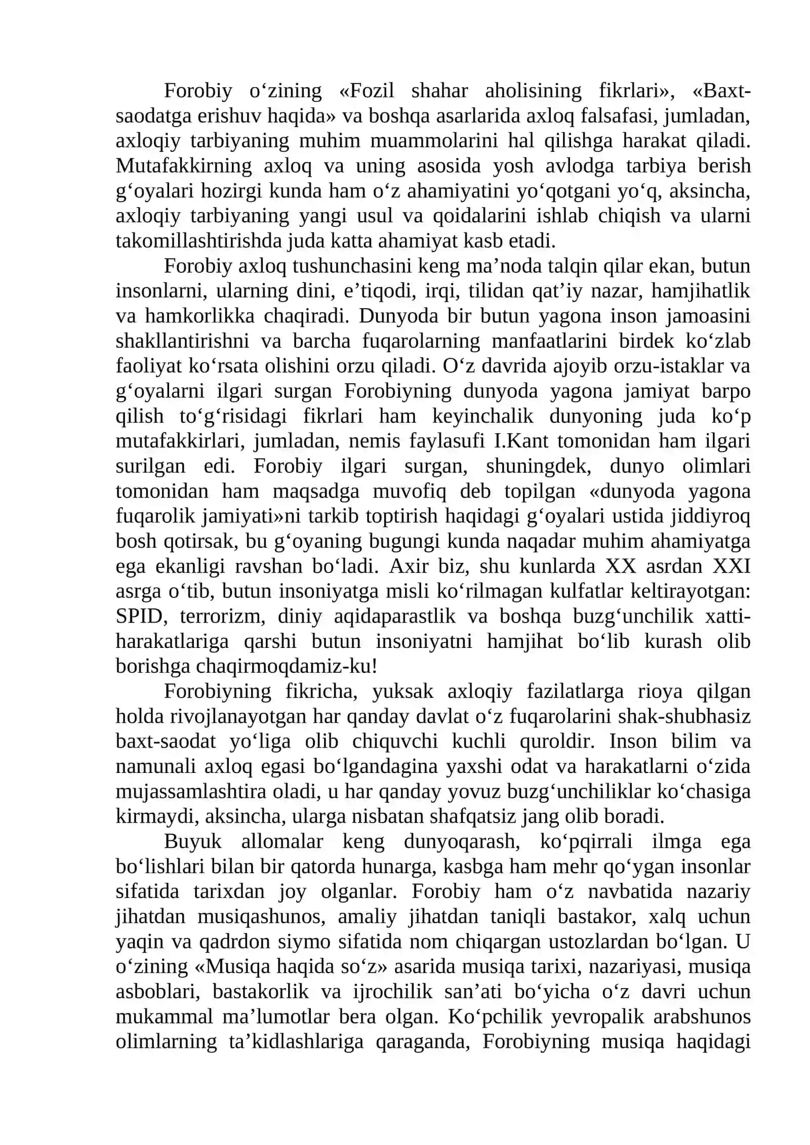 Abu Nasr Farobiyning pedagogic qarashlari 4