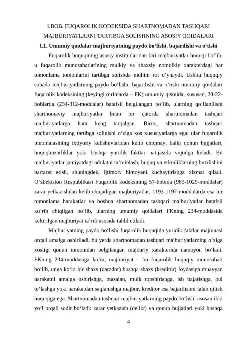 SHARTNOMADAN TASHQARI MAJBURYATLARNI FUQAROLIK HUQUQIY TARTIBGA SOLISHNING OʻZIGA XOS XUSUSIYATLARI 4