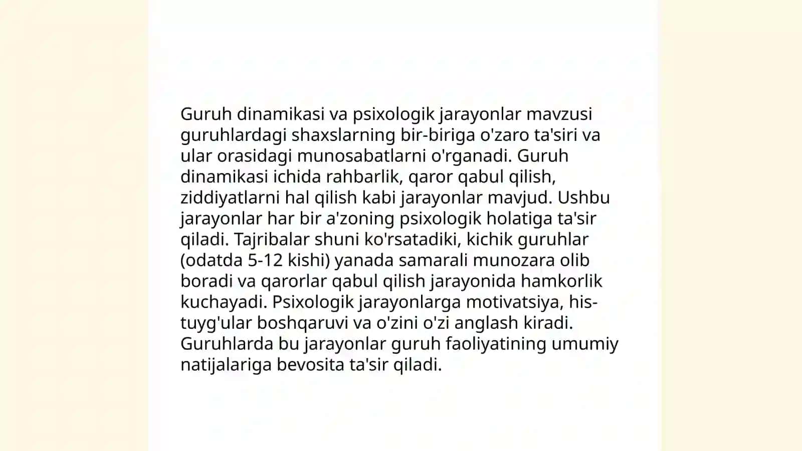 SOTSIAL PSIXOLOGIYANING FAN SIFATIDA RIVOJLANISHI 4