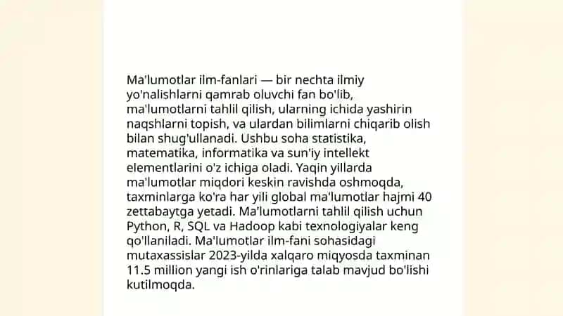 Sun'iy intellekt texnologiyalari 4