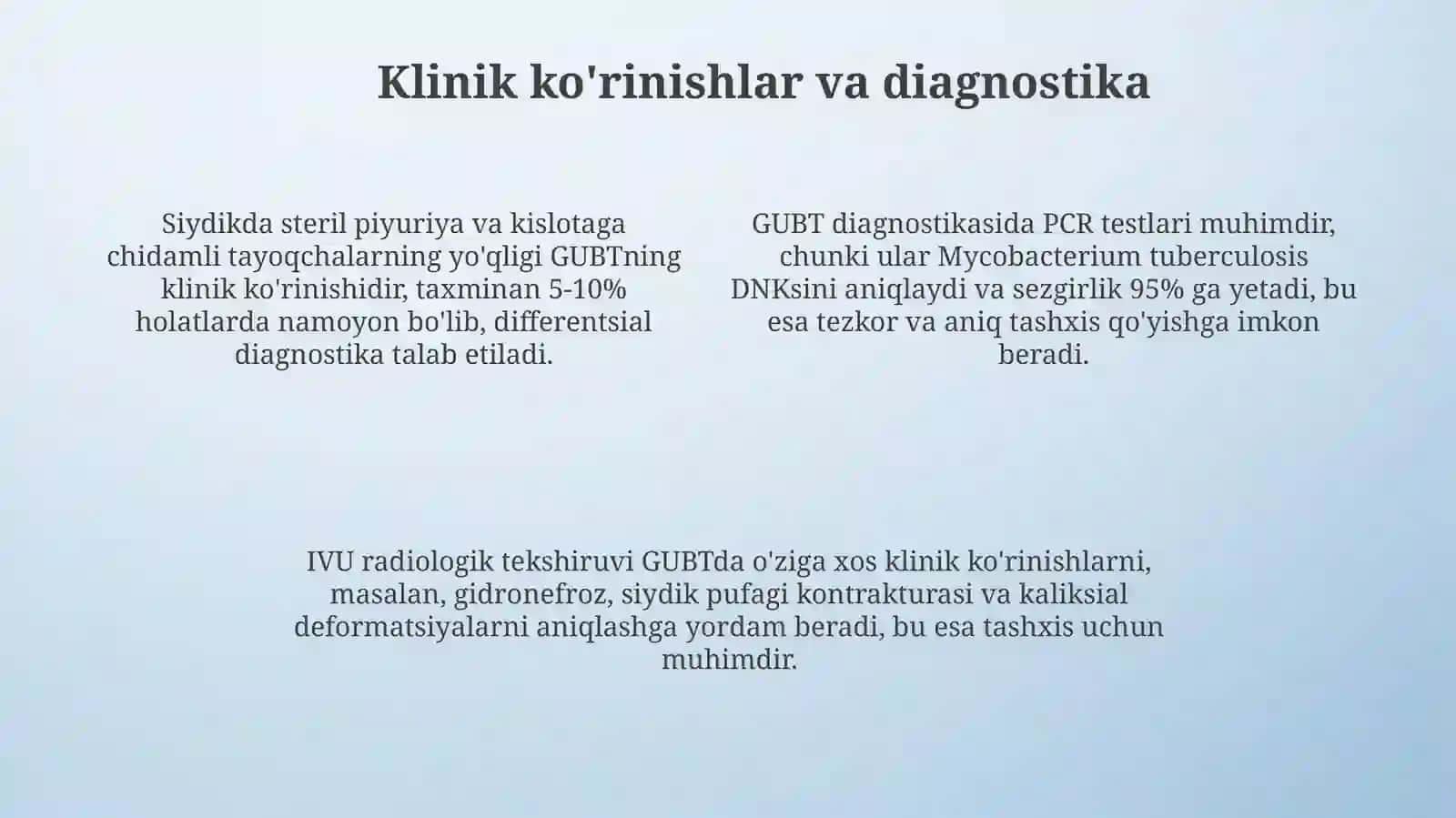 Urologiya va siydik tanosil aʼzolari sili 4