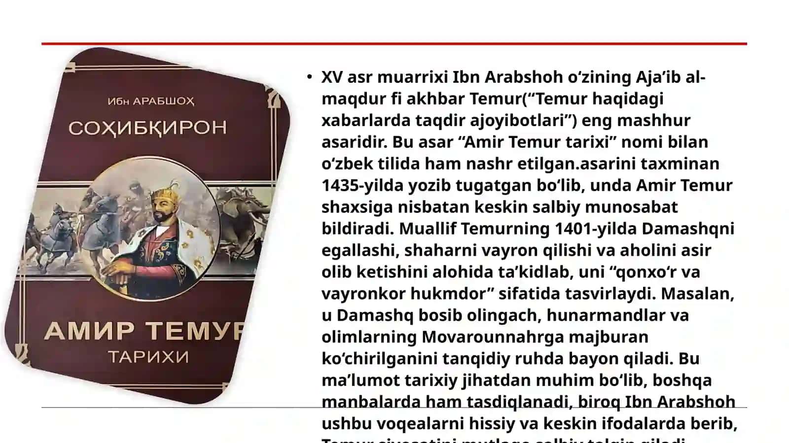 Amir Temur shaxsiga berilgan baholar 4
