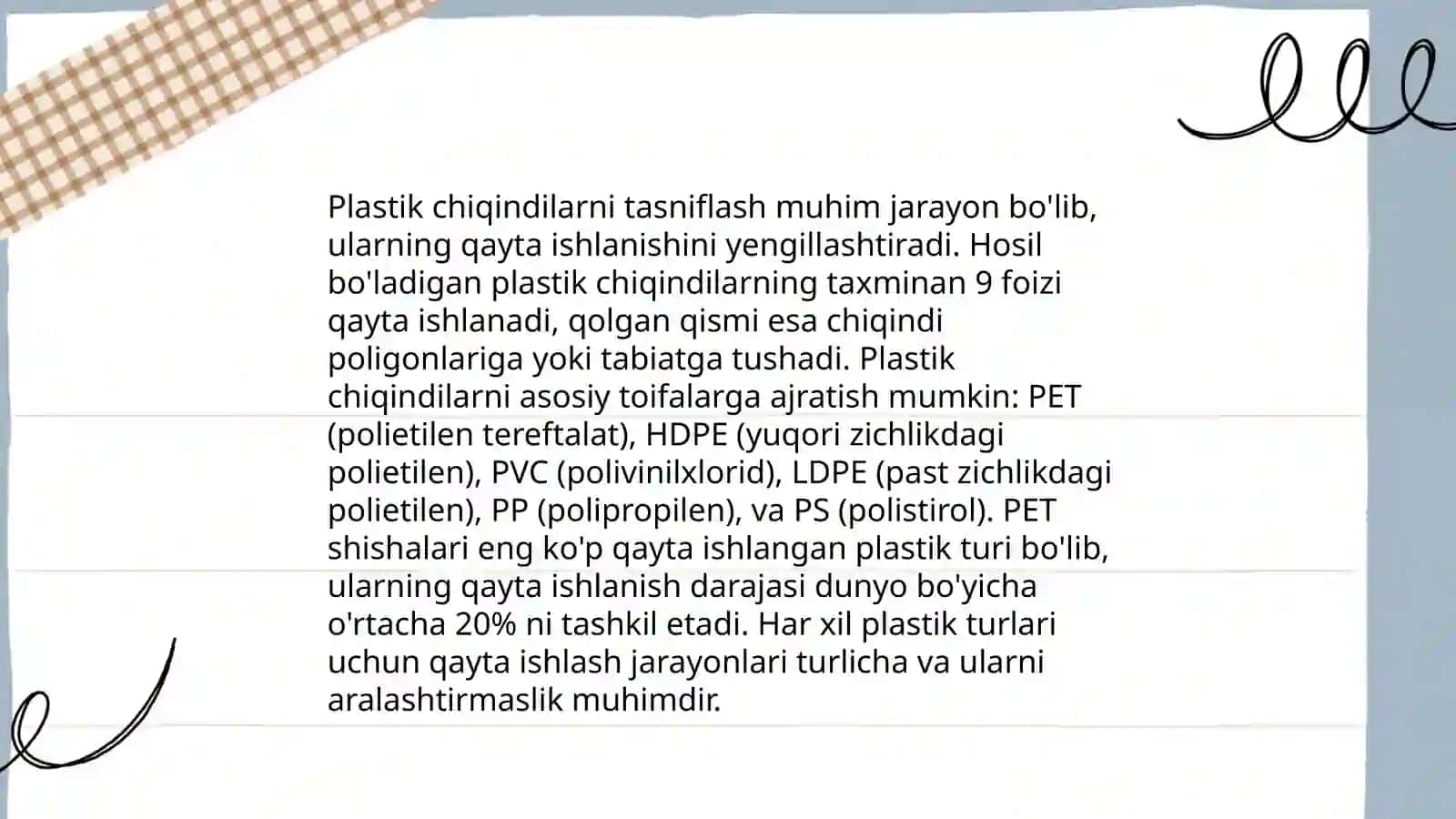 Qayta ishlash uchun chiqindilarni ajratish 4