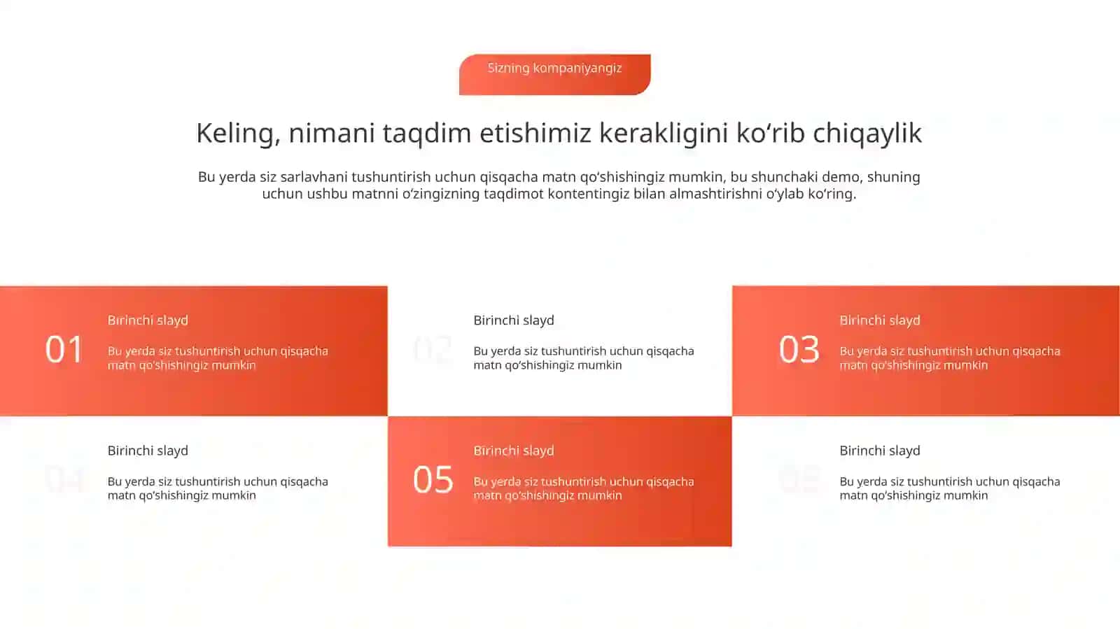 Zamonaviy Zamonaviy Taqdimot Tuzilmasi va Mundarijasi Taqdimoti (11 Slayd) 4