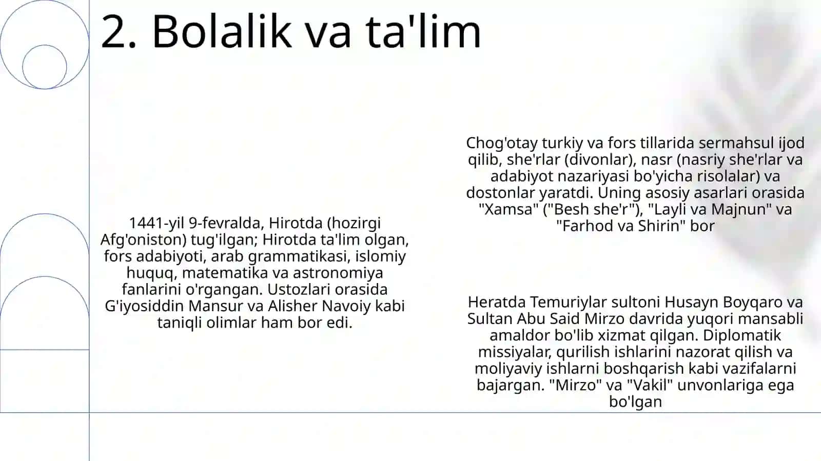 Adabiy Asarlar va Hissa 4