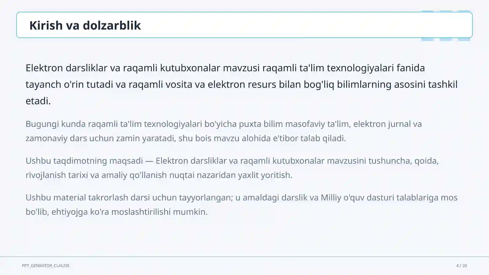 Elektron darsliklar va raqamli kutubxonalar 4