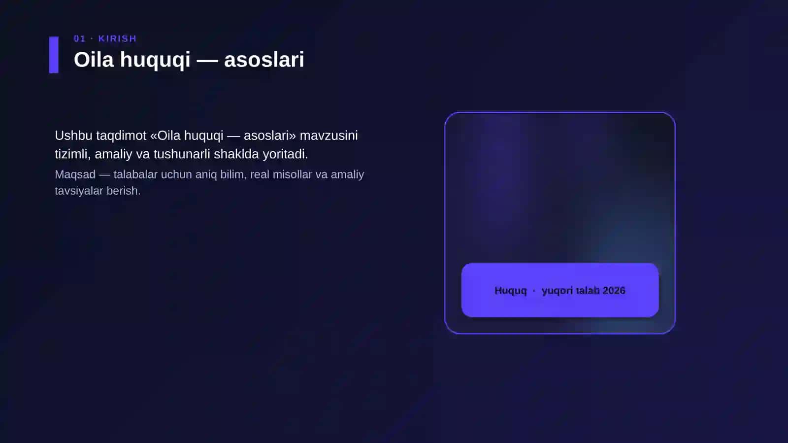 Oila huquqi — asoslari 4