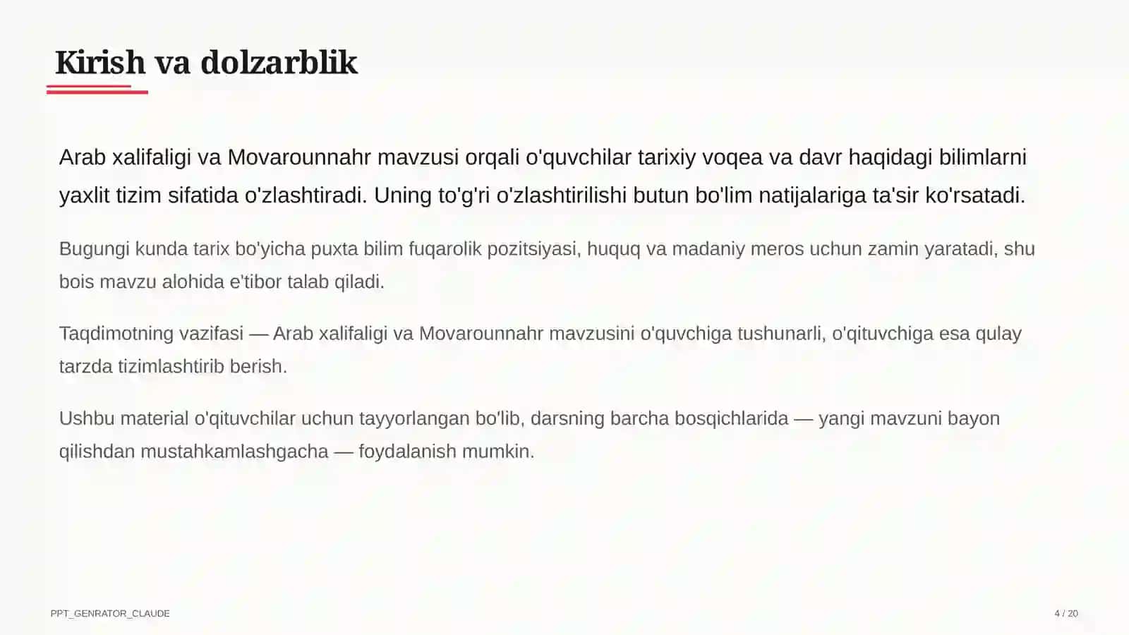 Arab xalifaligi va Movarounnahr (7-sinf) 4