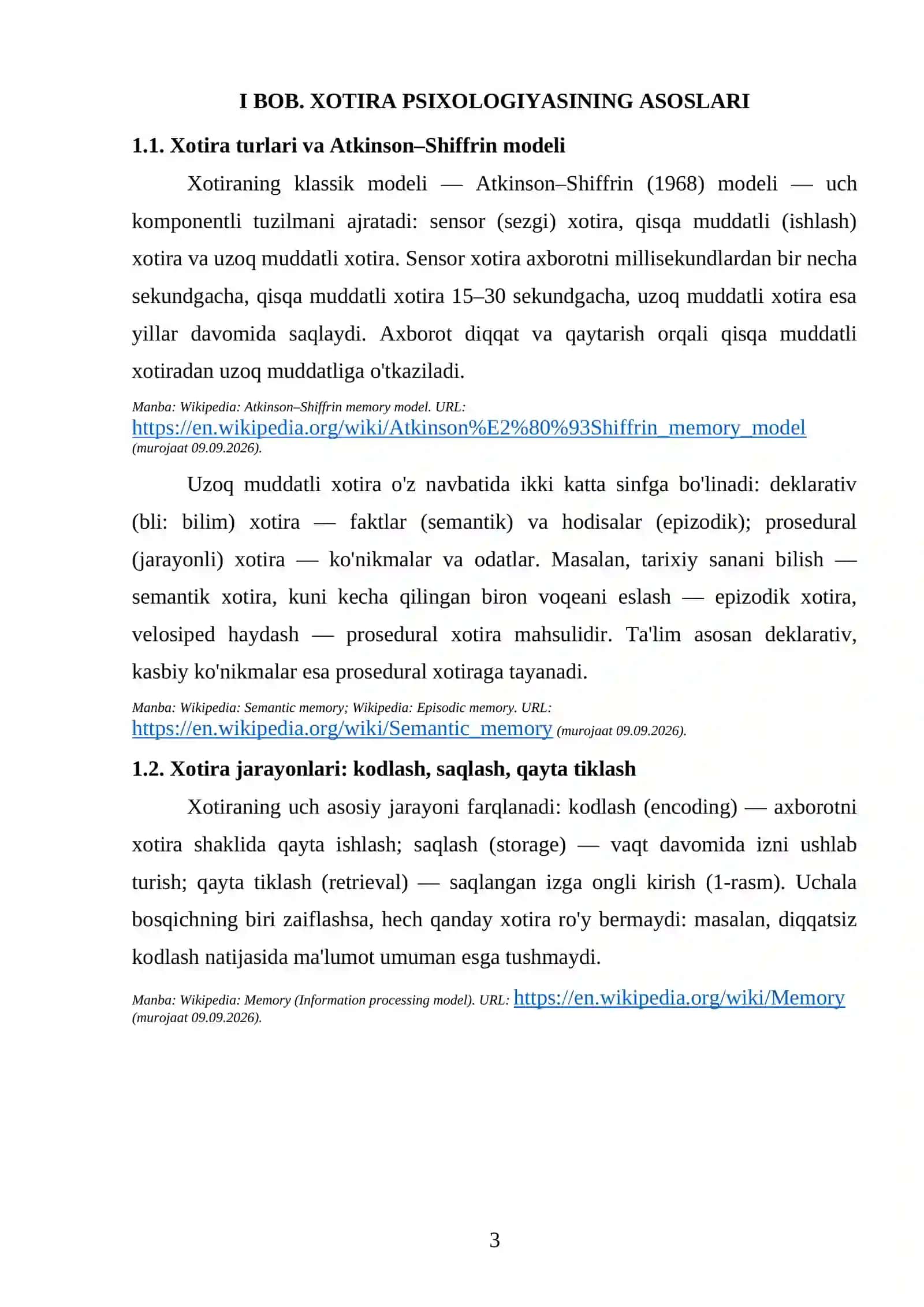 MA'LUMOTLARNI MUSTAHKAMLASH YO'LLARI, USULLARI, VOSITALARI 4