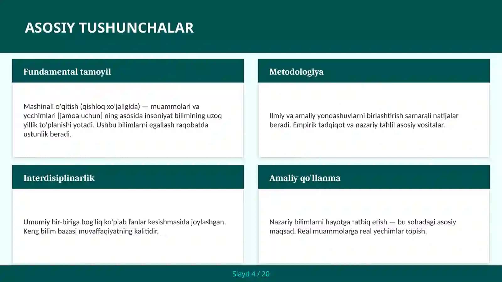 Mashinali o'qitish (qishloq xo'jaligida) — muammolari va yechimlari [jamoa uchun] 4