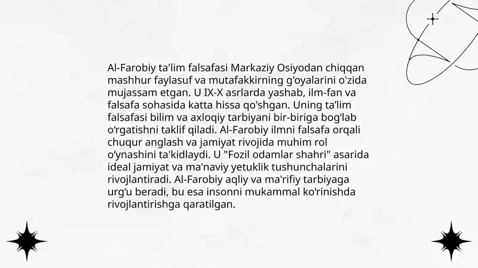 Sharq mutaffakirlari va boshlang'ich ta'lim 4