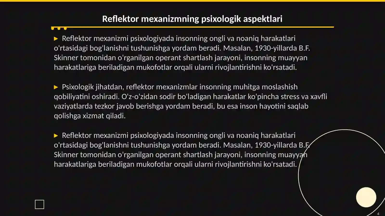 Reflektor Mexanizmi 4