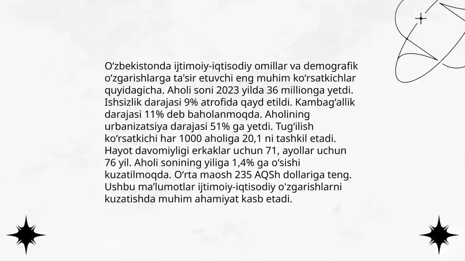 Rivojlangan mamlakatlarda aholi va mehnat bozori koʻrsatgichlari tahlili 4