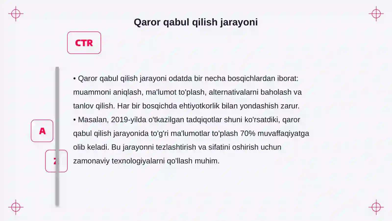 Fikrlash va qaror qabul qilish 4