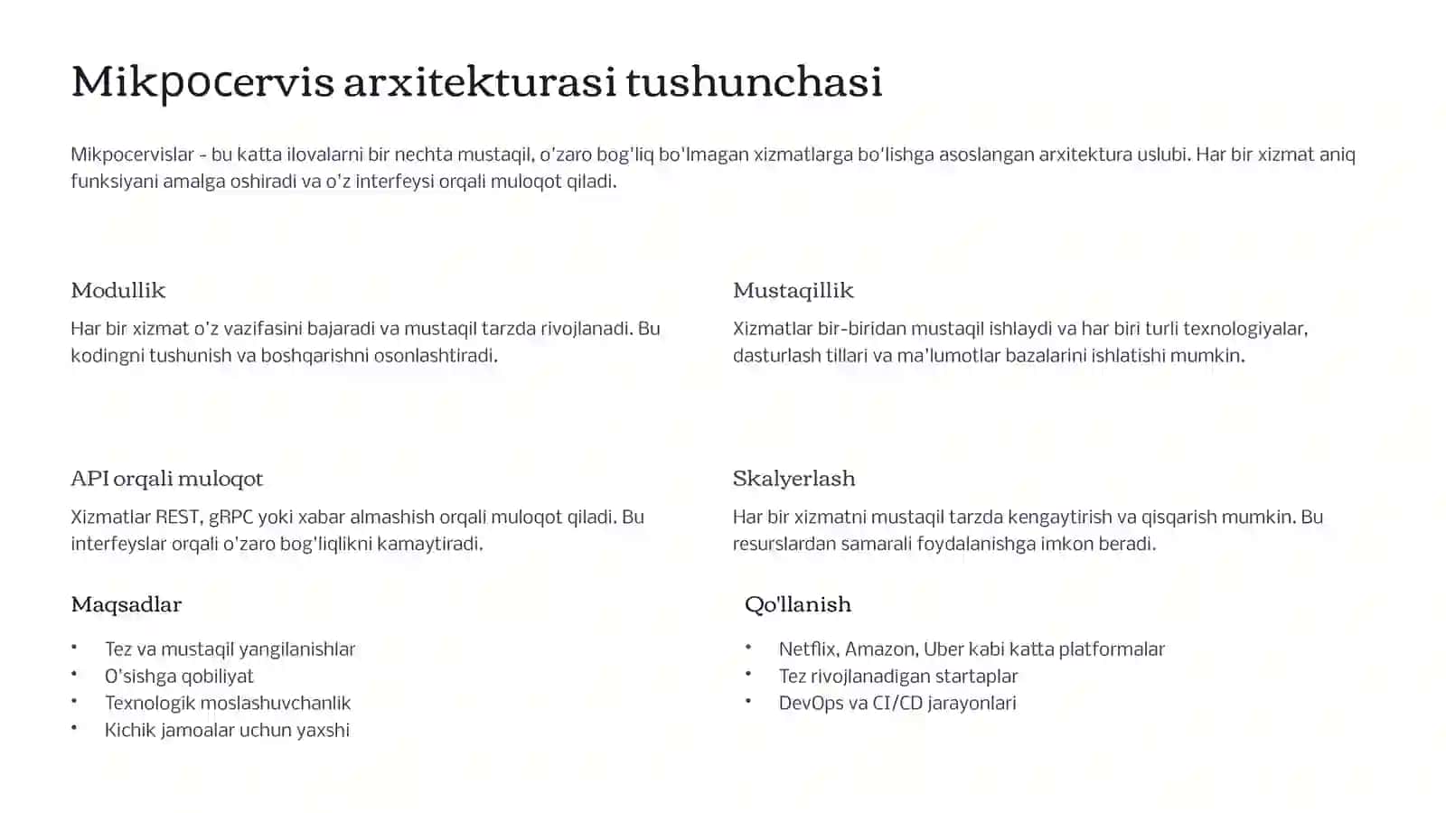 Virtualizatsiya laboratoriyasi: Docker konteynerlari orqali mikroservislarni sozlash 4