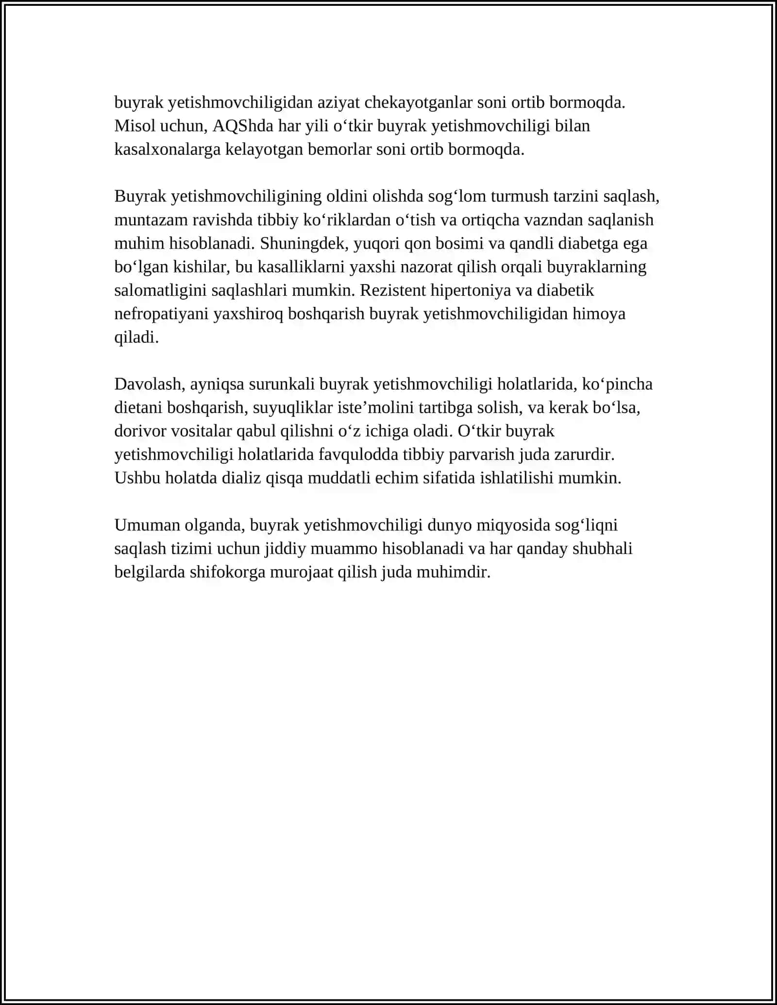 BUYRAK KASALLIKLARI 4