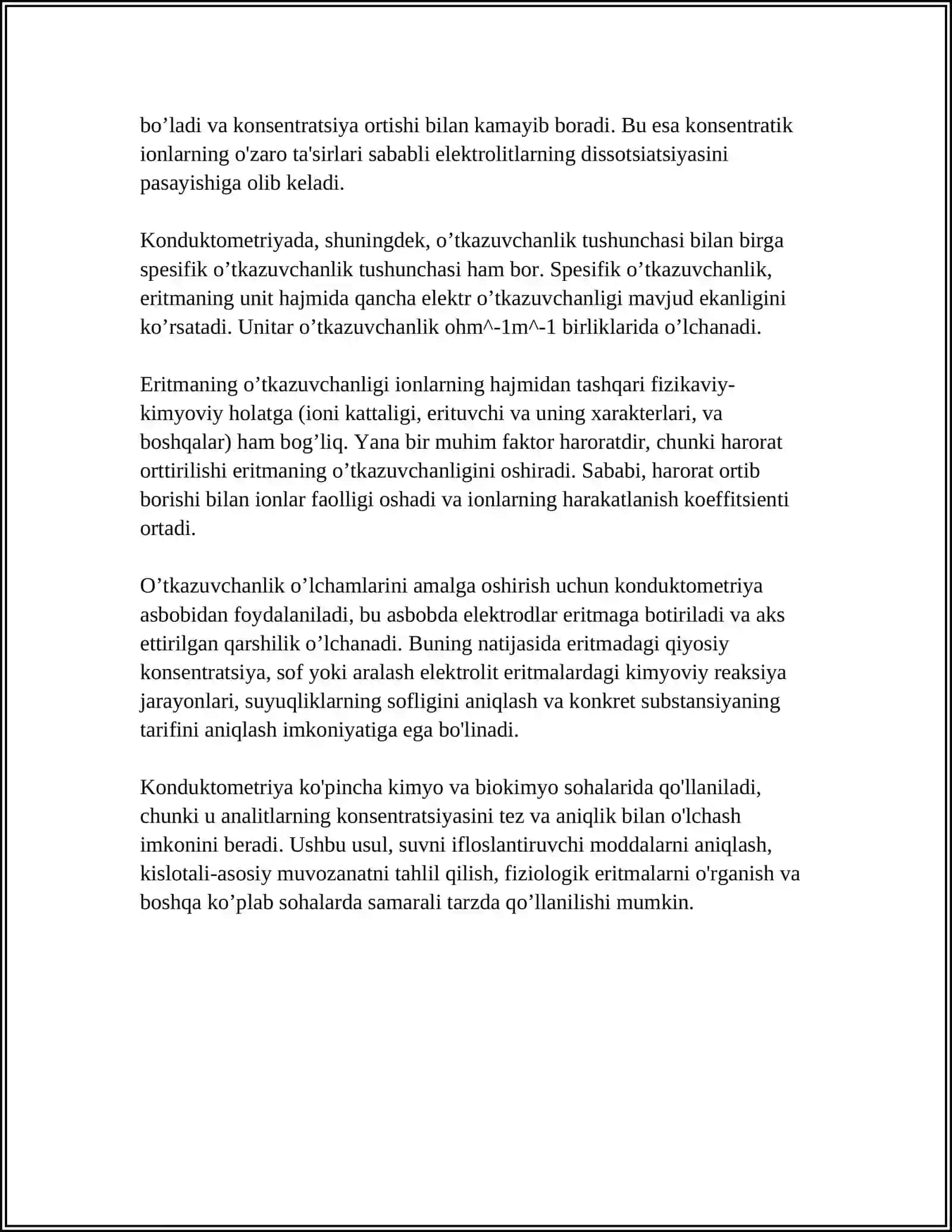 KONDUKTROMETRIYA USULI 4