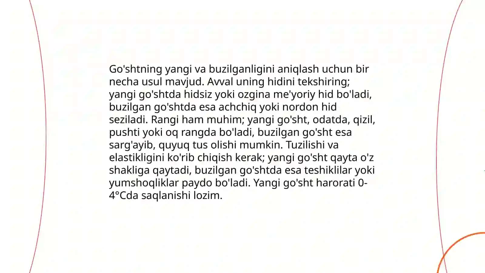 Oziq-ovqat mahsulotlarini sifatini nazorat qilish (gòsht mahsulotlari misolida) 4