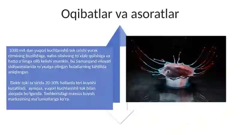 Elektr tokining organizmga ta‘siri 4