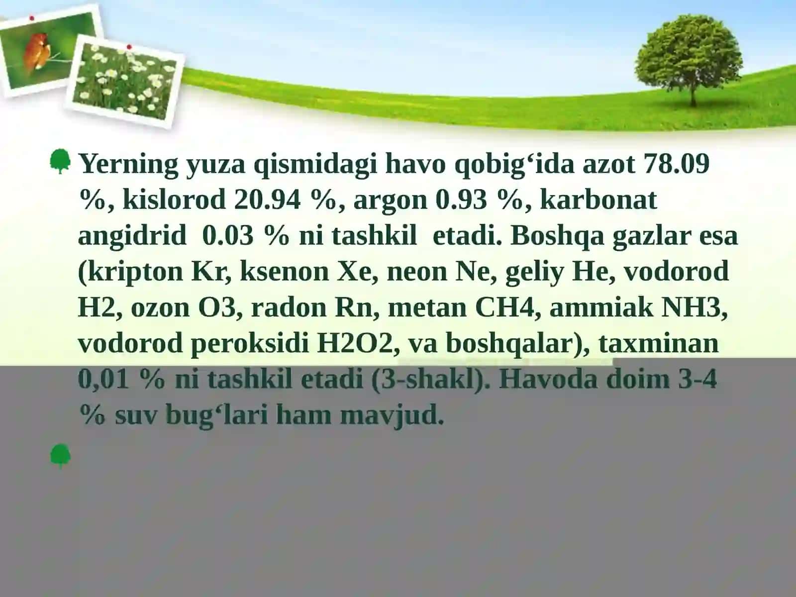 ATMOSFERANING TARKIBI, TUZILISHI VA AHAMIYATI 4
