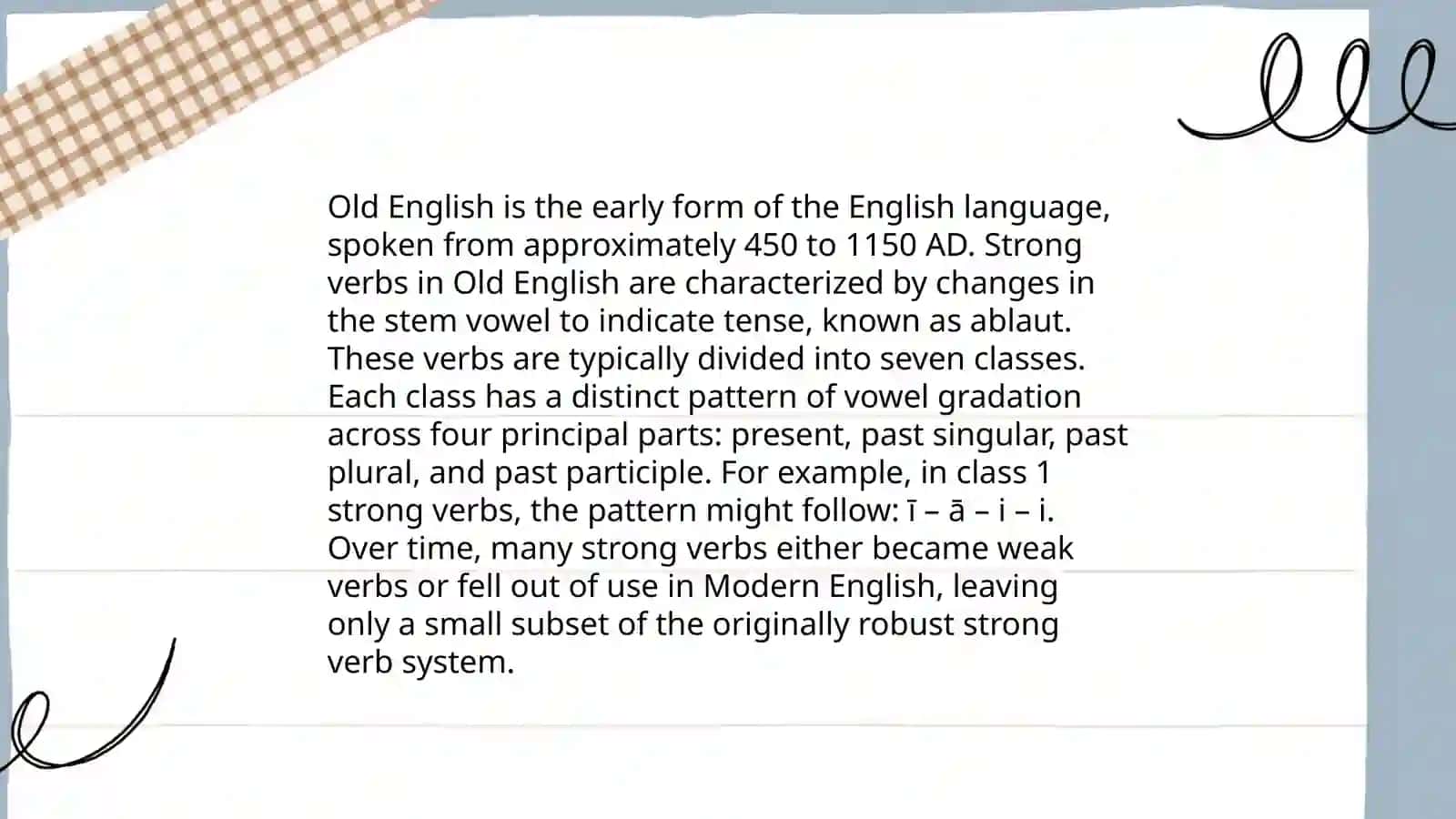 old english verb 4