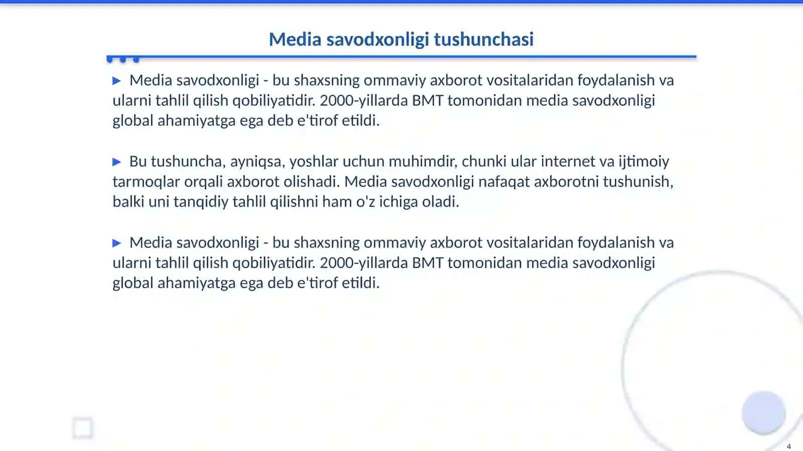 Media taʼlim asoslari 4