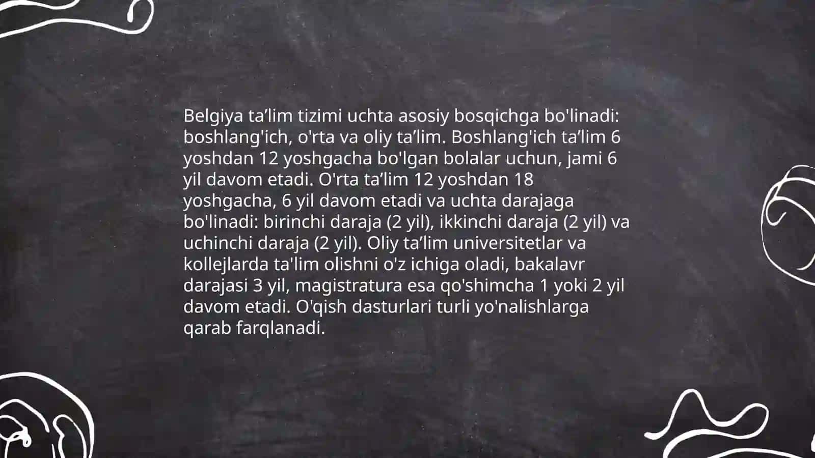 Belgiya taʼlim tizimi 4