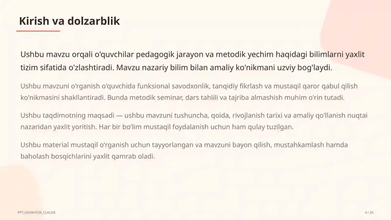 O'quvchilarning yosh xususiyatlari va pedagogik yondashuv 4