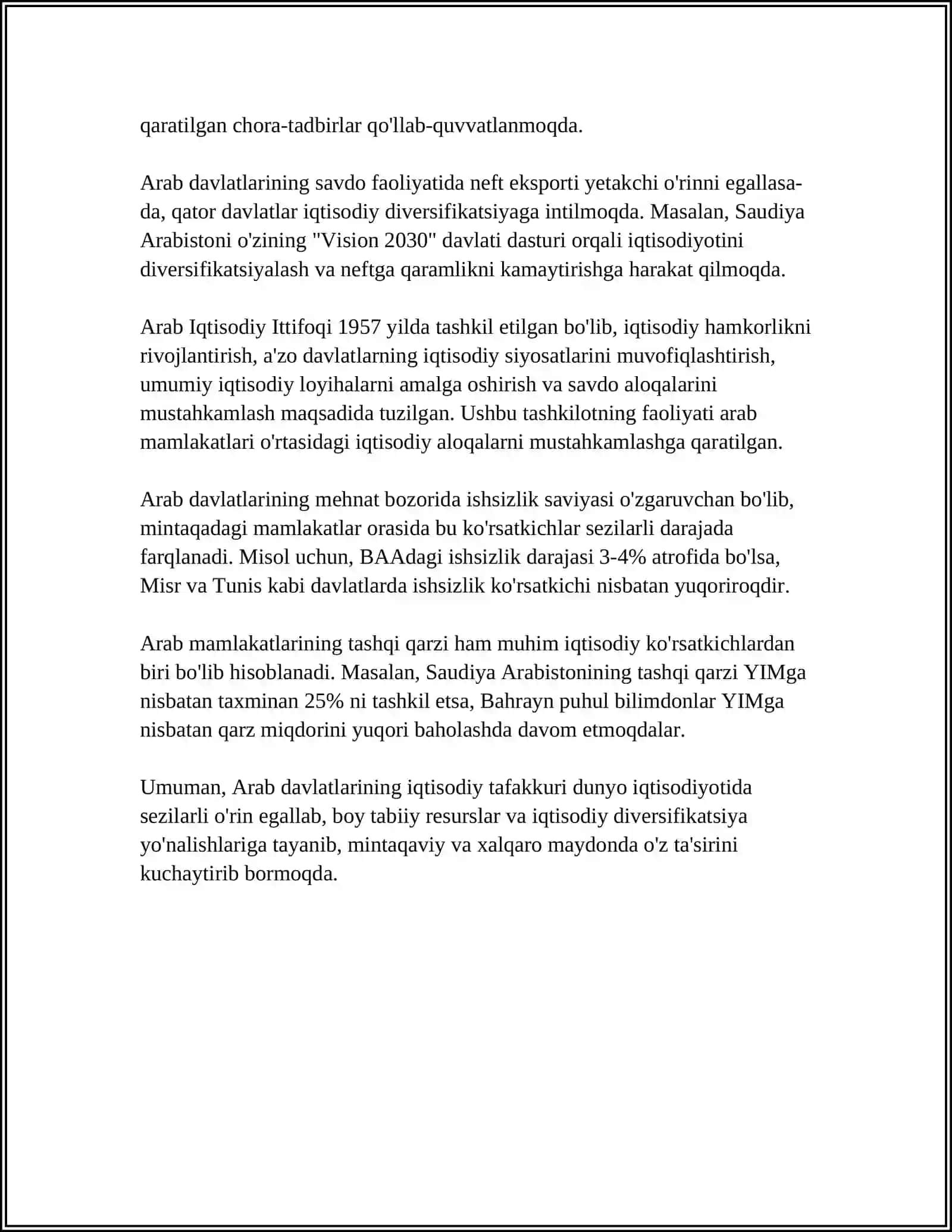 O'Rta Asirdagi Iqtisodiy Qarashlarning O'ziga Xos Xususiyatlar 4