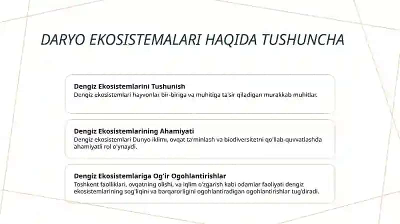 Dengizekosistemasi.Hamjamiyatvaekosistema 4