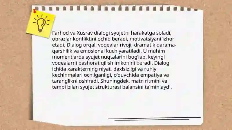 Xamsa dostonlarida dialoglar 4