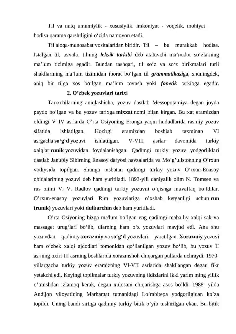 TIL VA YOZUV MASALALARI 4