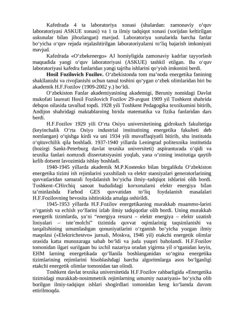 O‘ZBEKISTON ELEKTR ENERGETIKA SOHASINING RIVOJLANISH ISTIQBOLLARI 4