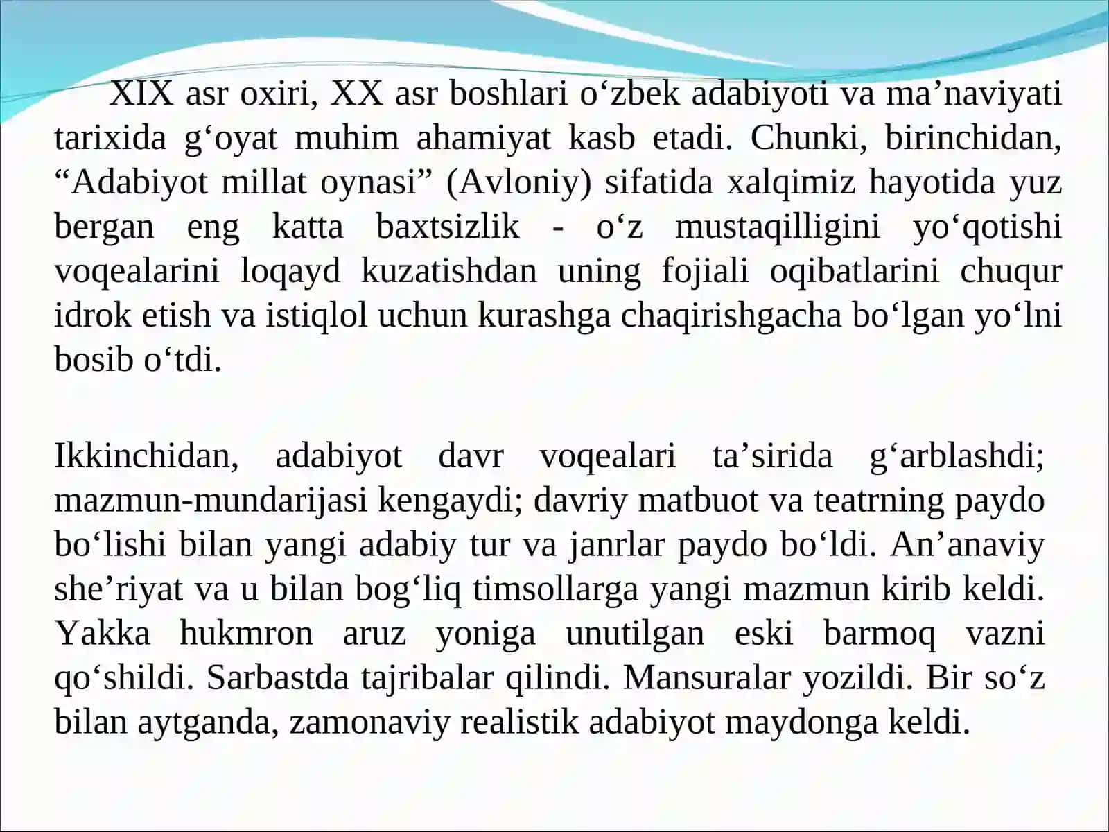 TURKISTONDA JADIDCHILIK VA MA’RIFATPARVARLIK G‘OYALARI 4