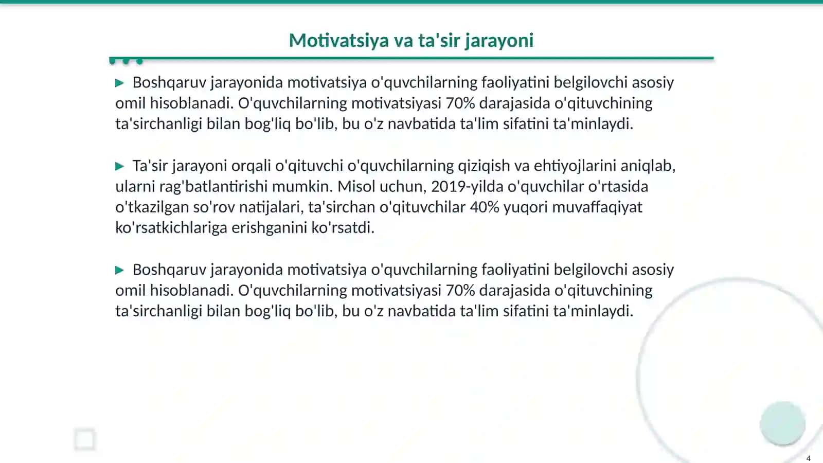Boshqaruvning pedagogik-psixologik xususiyatlari 4