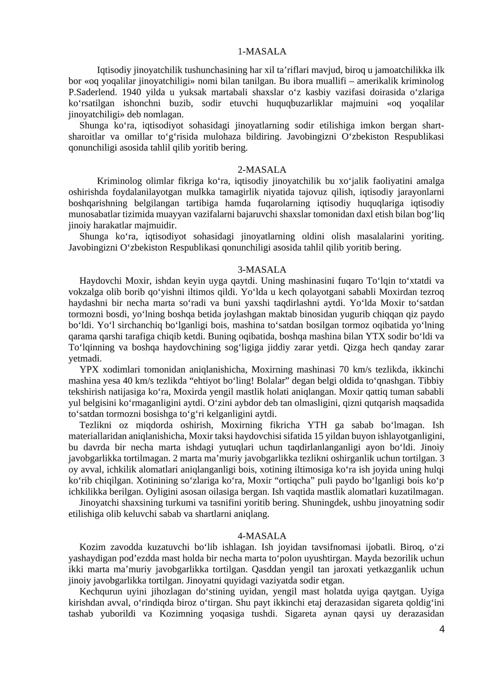 O‘zbekiston Respublikasi Prezidentining “2022 - 2026 yillarga mo‘ljallangan Yangi O‘zbekistonning Taraqqiyot strategiyasi to‘g‘risida”dagi PF-60 sonli farmonning mamlakatimizda iqtisodiy o’sishni ta’minlash bo‘yicha belgilangan vazifalarini iqtisodiy xavfsizlik nuqtai nazaridan yondoshib tahlil qilib bering 4